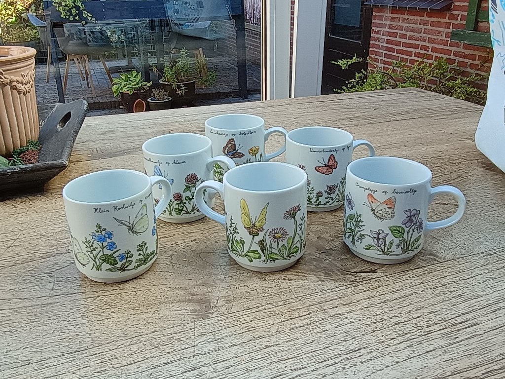 Nutroma weidebloemen servies, Ophalen