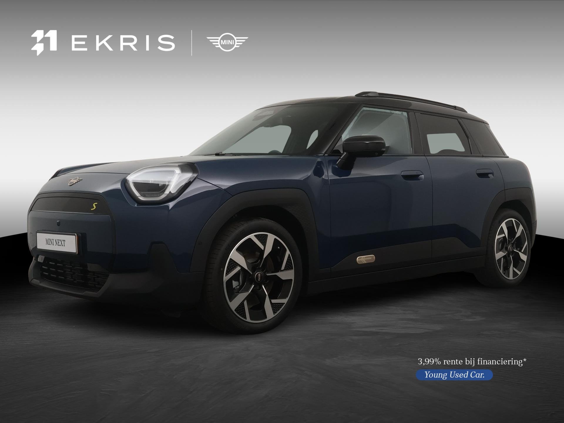 MINI Aceman SE Classic | SoH 100% | Pakket L | Stuur-stoelve, Auto's, 750 kg, Met garantie (alle), Blauw, Aceman