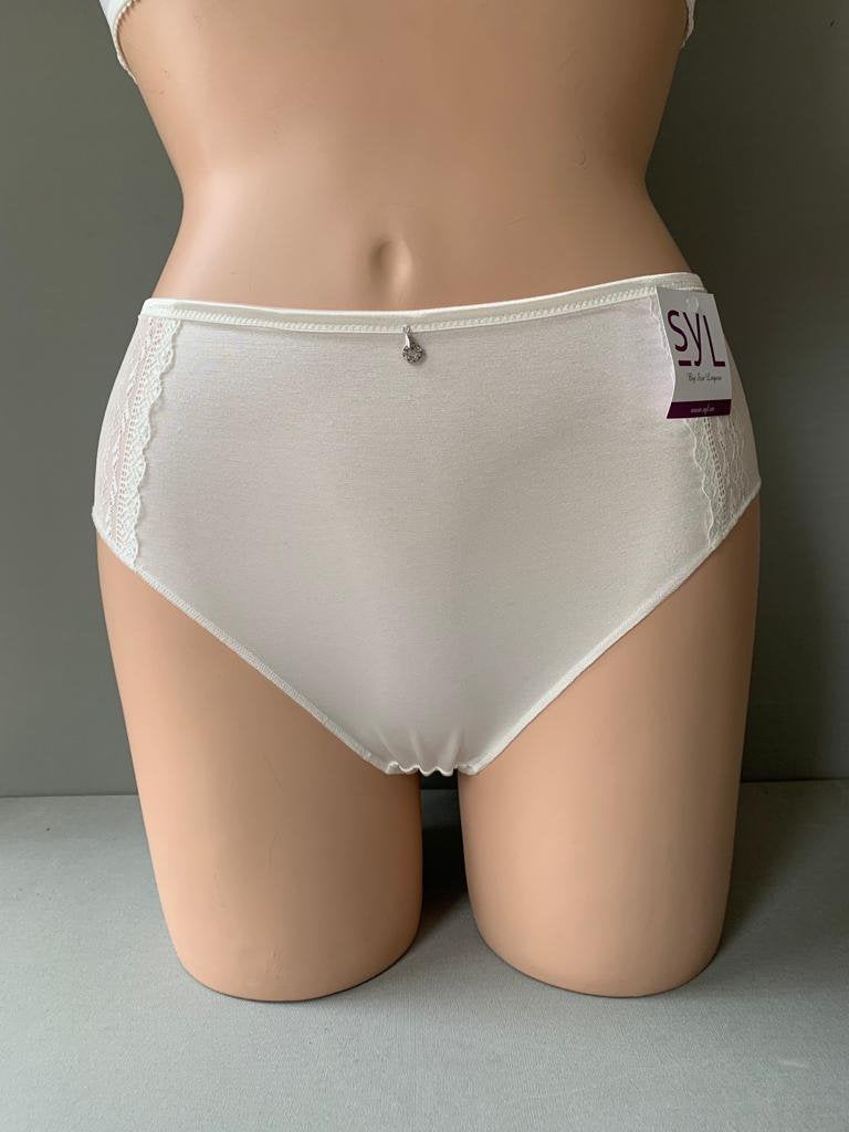 Syl invisible slip 44 - 46 - 48 - 52 charis filia, Verzenden, Wit, Slip