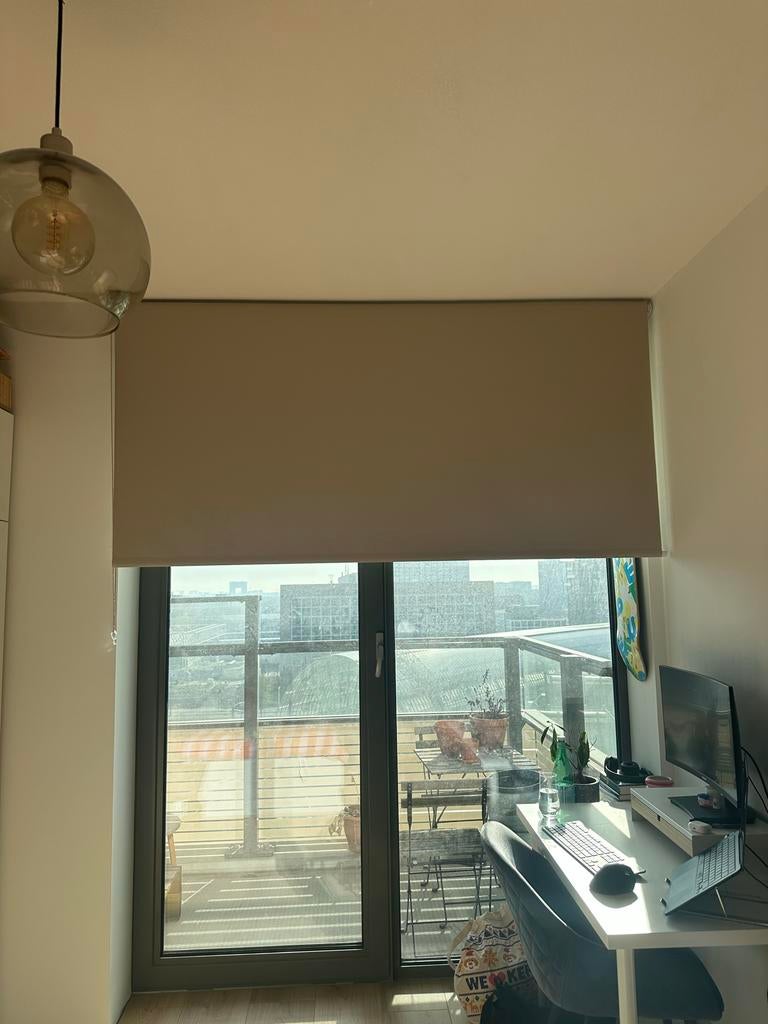 Beige Rolgordijn 208x270 cm, Ophalen, Nieuw, Beige, 200 cm of meer