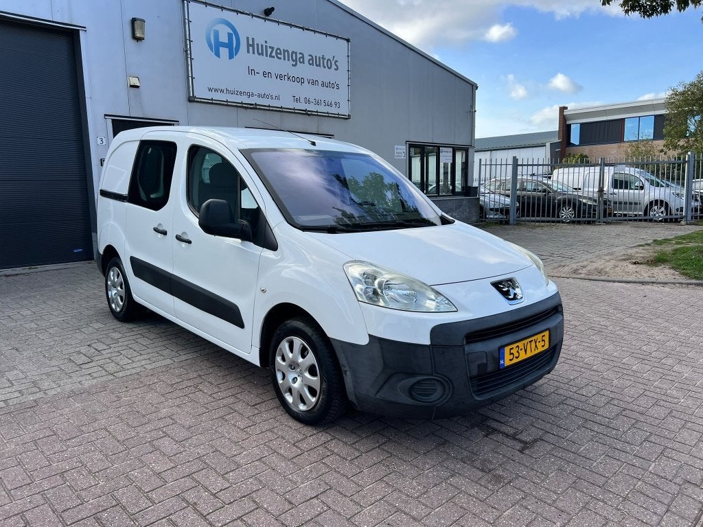 Peugeot Partner 120 1.6 HDI L1| AIRCO| Schuifdeur!, Auto's, Stof, Gebruikt, Zwart, 4 cilinders