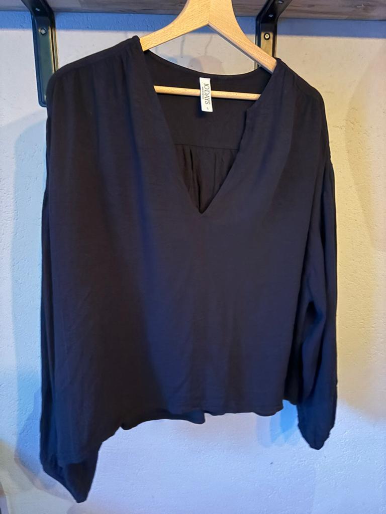 10 days blouse maat L, Ophalen of Verzenden, Zo goed als nieuw, Maat 42/44 (L), Zwart