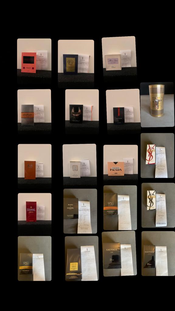 Originele merk parfums 22 stuks Partijverkoop, Ophalen of Verzenden, Nieuw