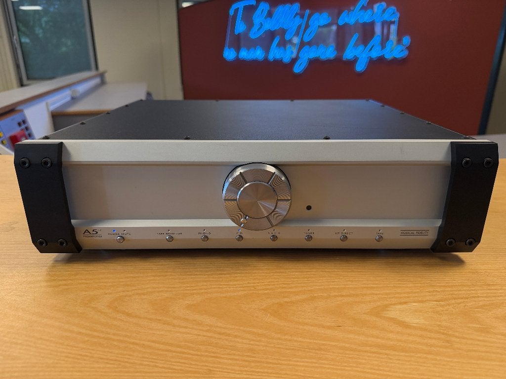 ✅ Musical Fidelity A5CR voorversterker MM/MC phono remote, Overige merken, Gebruikt, Ophalen of Verzenden, Minder dan 60 watt