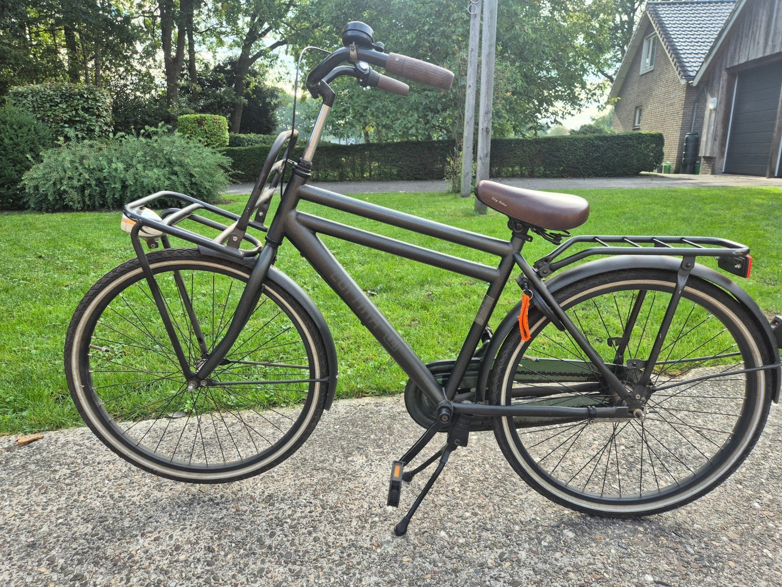Zwarte Cortina transportfiets jongensfiets, Gebruikt, Versnellingen, Cortina, Ophalen