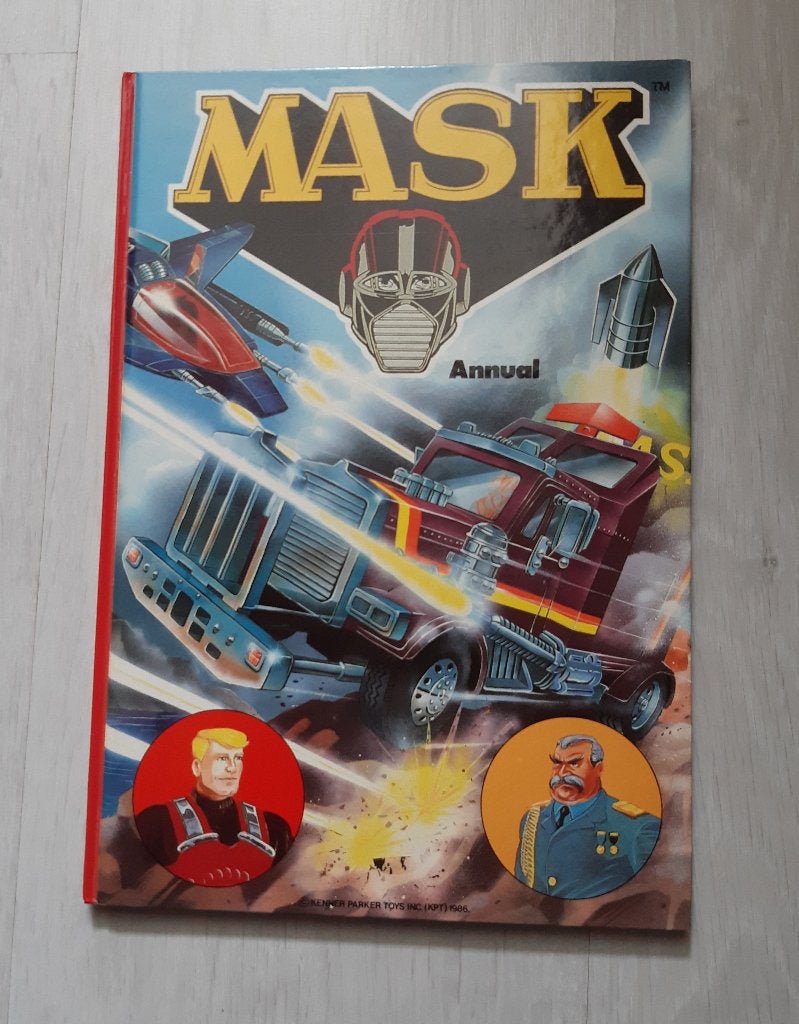 MASK Annual Hardcover : Ken Parker Toys / Grandreams 1986, Verzenden, Europa, Gelezen, Eén comic