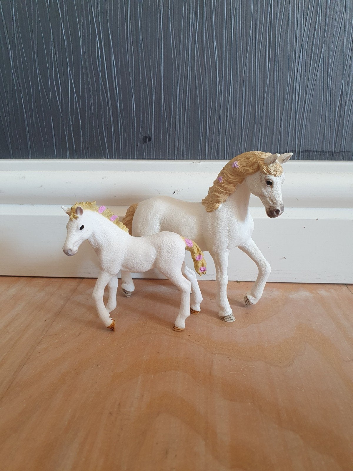 schleich andalusier familie uit tijdschrift, Verzamelen, Speelgoed, Ophalen of Verzenden, Nieuw