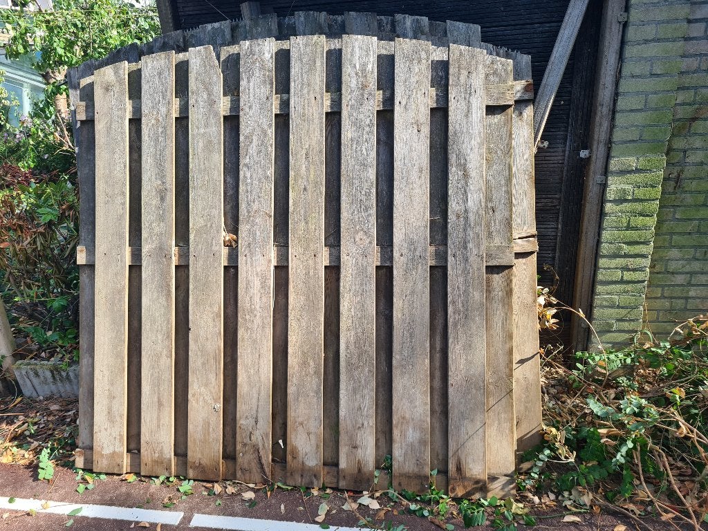 Tuinscherm, Tuin en Terras, Schuttingen, Ophalen, Minder dan 3 meter, Hout, 1 tot 2 meter