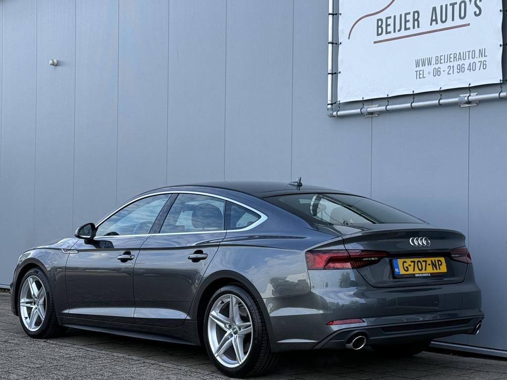 Audi A5 Sportback 35 TFSI Sport S-line edition Automaat, Gebruikt, Euro 6, 4 cilinders, Leder en Stof