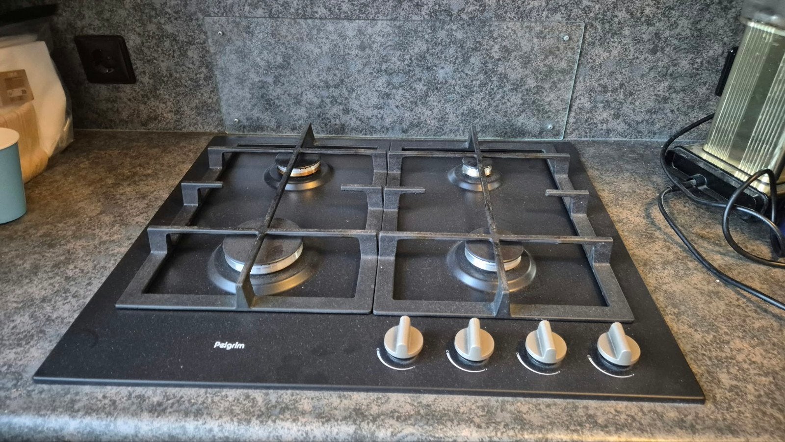 Pelgrim gaskookplaat - 4 kookzones - Inbouw, Witgoed en Apparatuur, Ophalen, 4 kookzones, Zo goed als nieuw, Inbouw