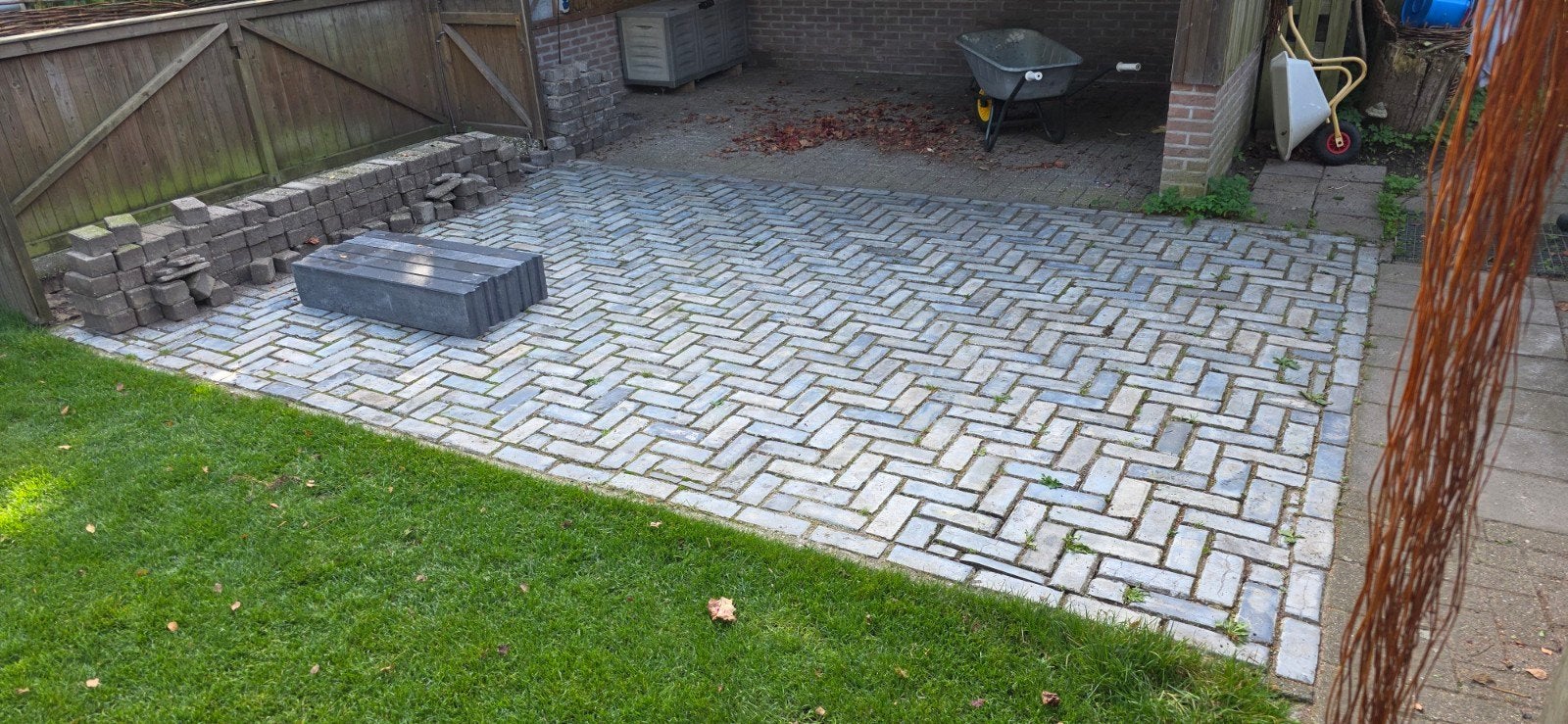 Gebakken Dikformaat Klinkers - ca. 15/16 m², Ophalen, Gebruikt, Keramiek, Klinkers