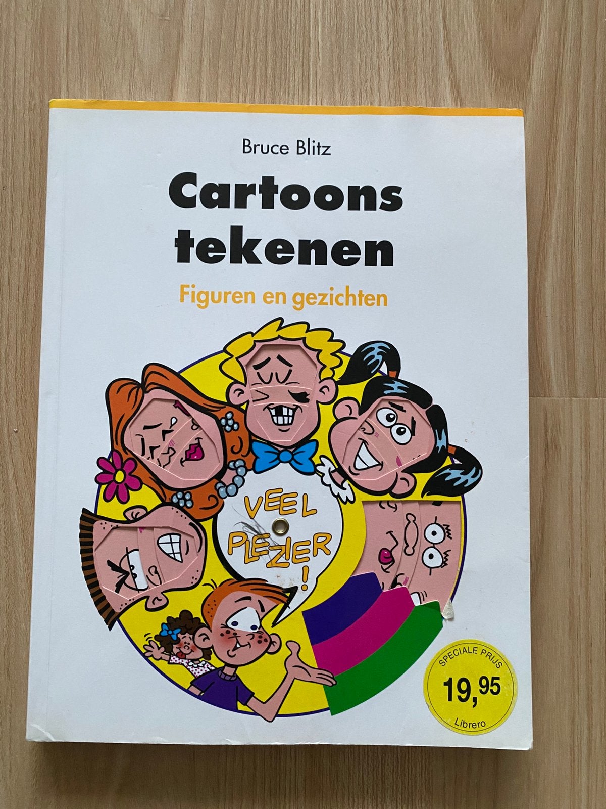 Cartoons tekenen figuren en gezichten, Ophalen of Verzenden, Zo goed als nieuw, Boek of Gids