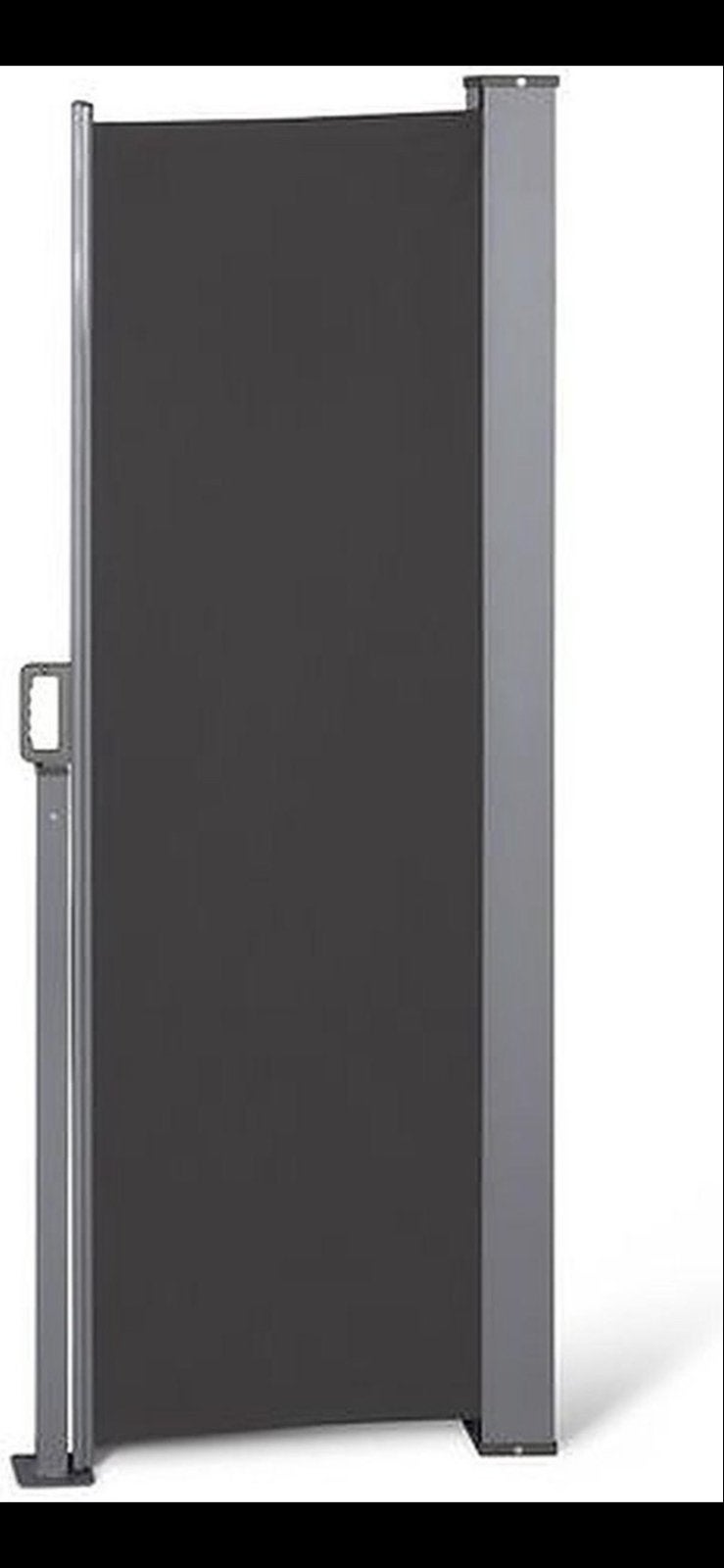 Lifa Garden Dubbel Windscherm Zwart 170x600cm, Ophalen, Uittrekbaar, Nieuw