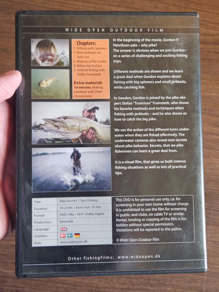 DVD sportvissen op snoek Engelstalig Pike Secrets 1, Alle leeftijden, Ophalen of Verzenden, Gebruikt, Natuur