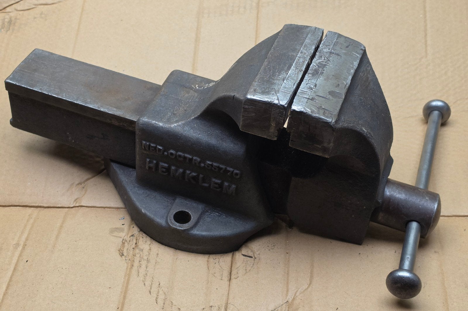 Hemklem bankschroef 12 cm bekbreedte, Ophalen of Verzenden