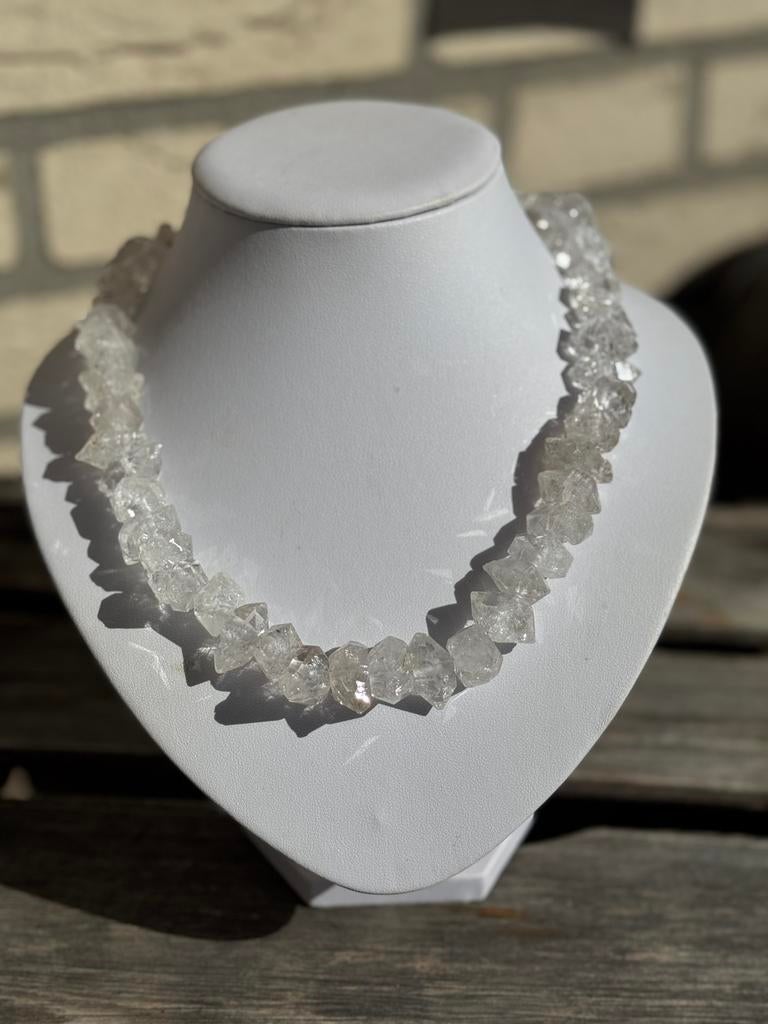Herkimer Diamant ketting, Ophalen of Verzenden, Nieuw
