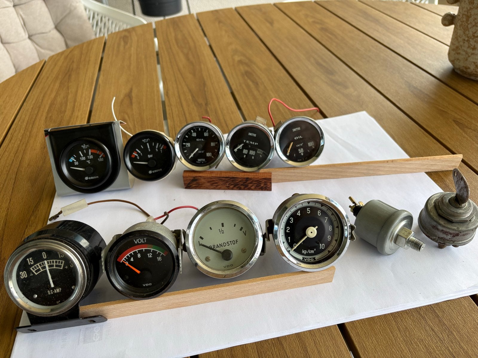 Diverse VDO meters en sensoren voor boot of auto, Watersport en Boten, Accessoires en Onderhoud, Gebruikt, Motor en Techniek, Ophalen