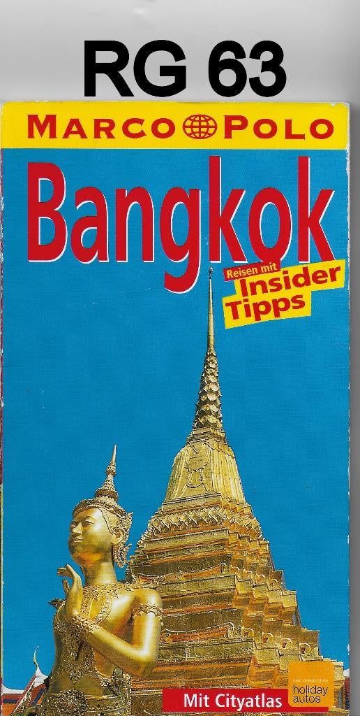 Rg63 reisgids marco polo bangkok ( 2003 ), Europa, Ophalen of Verzenden, Reisgids of -boek, Marco Polo
