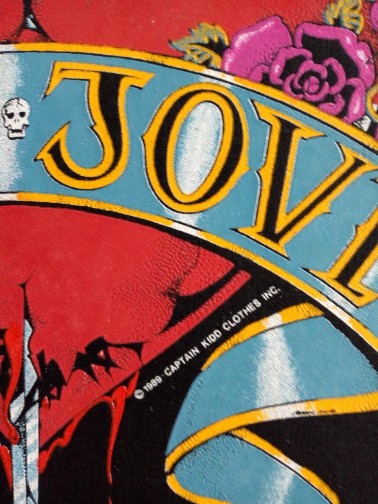 Bon Jovi prachtige officiele 1989 vintage back patch bp283, Verzenden, Nieuw, Kleding