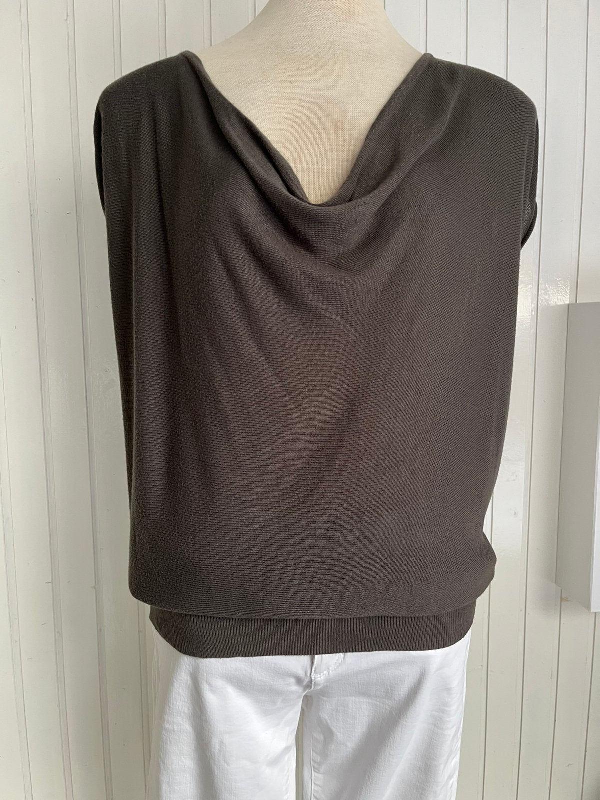 Donkergroene fijn gebreide top maat XL, Kleding | Dames, Tops, Maat 46/48 (XL) of groter, Ophalen of Verzenden, Zo goed als nieuw