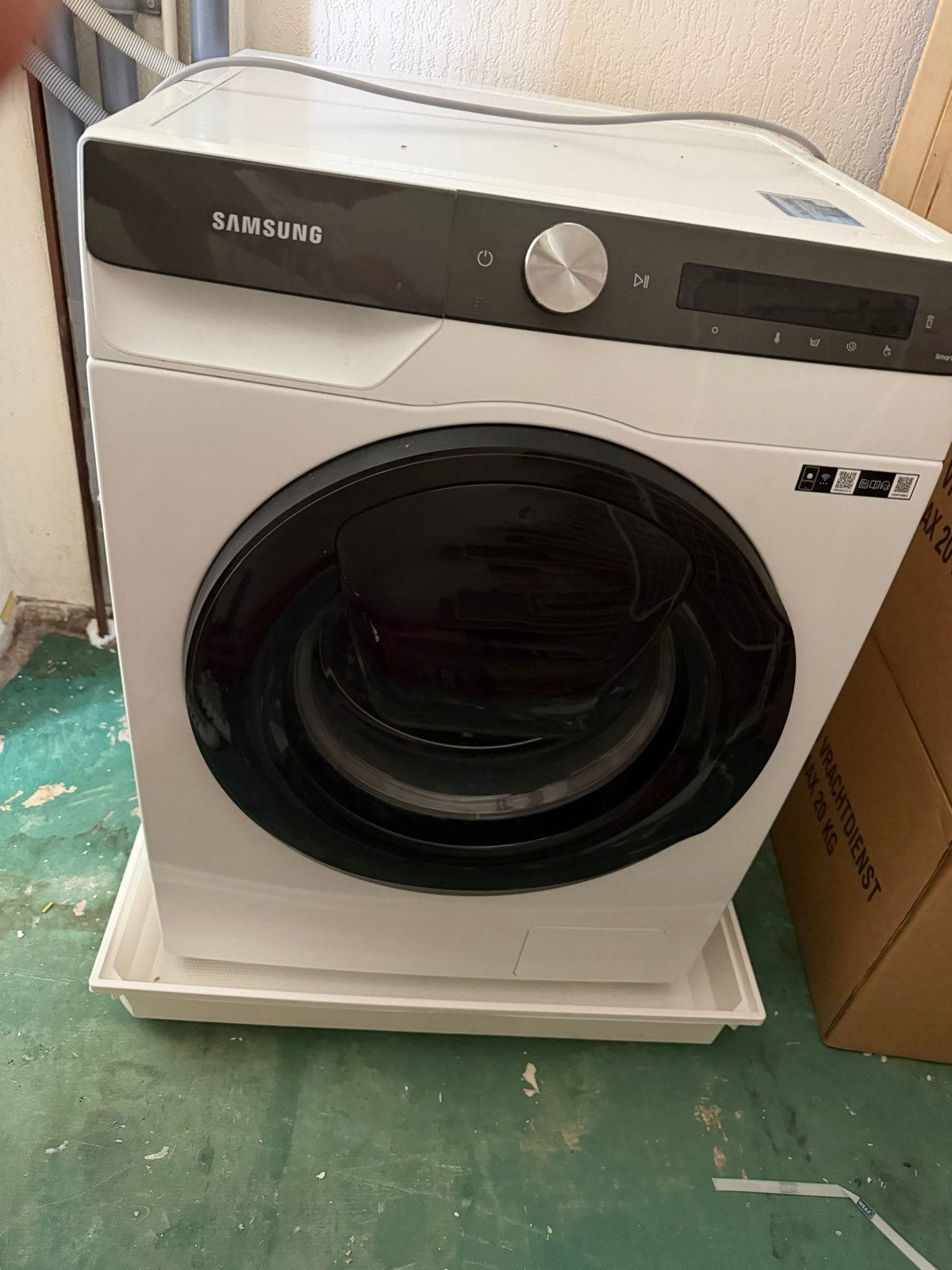 Samsung Wasmachine met AddWash - Lichte lekkage, Witgoed en Apparatuur, Wasmachines, Ophalen, Gebruikt, Voorlader, 85 tot 90 cm