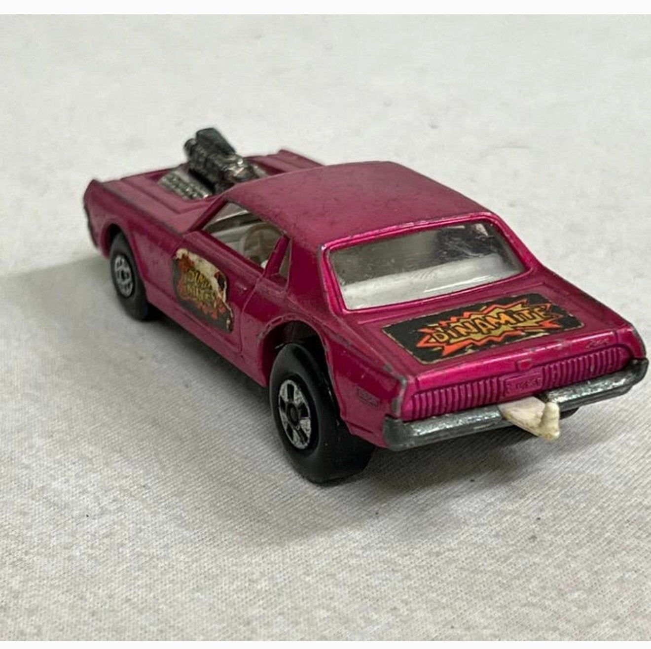 1970 Matchbox Speed Kings Cougar Dynamite Dragster K-21 K21, Gebruikt, Auto, Matchbox, Ophalen of Verzenden
