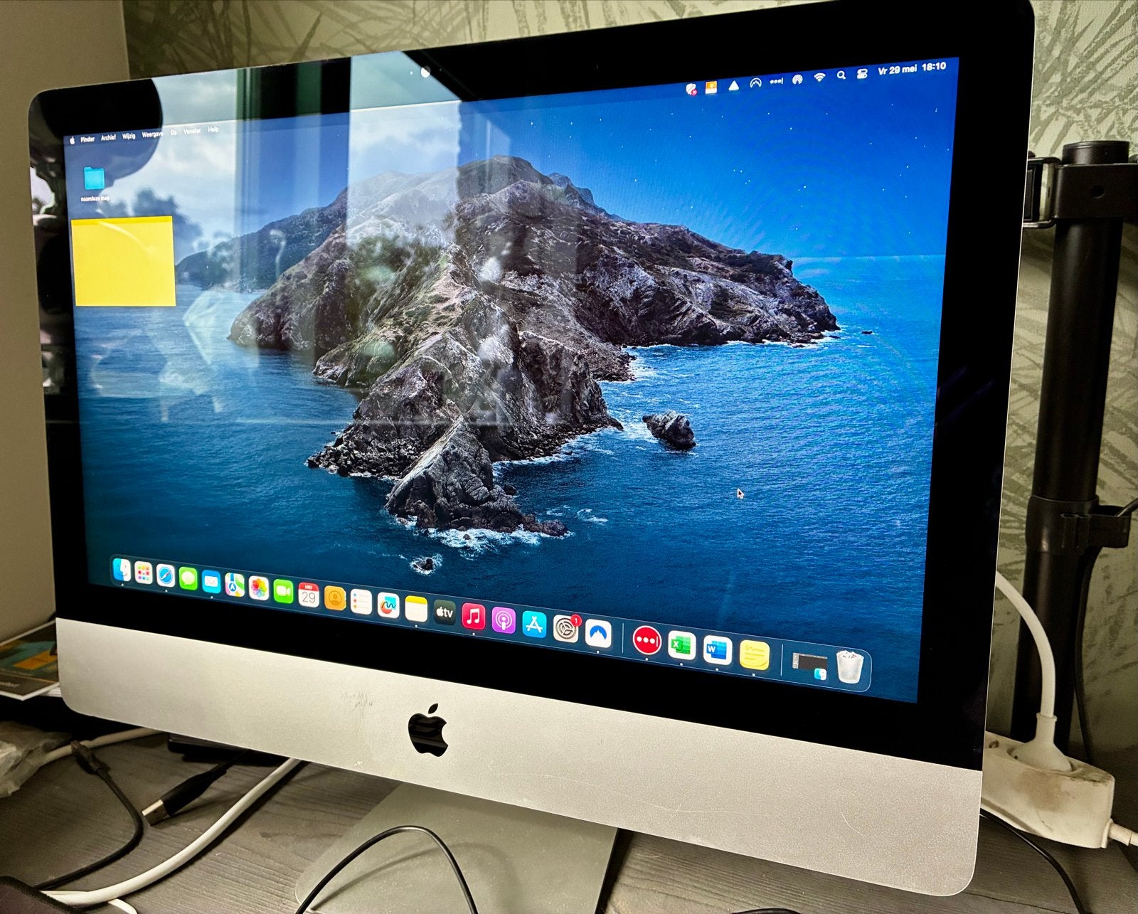 iMac 2017 21.5-inch, 8GB RAM, 256GB SSD, macOS Ventura, Ophalen, 2 tot 3 Ghz, IMac, Zo goed als nieuw