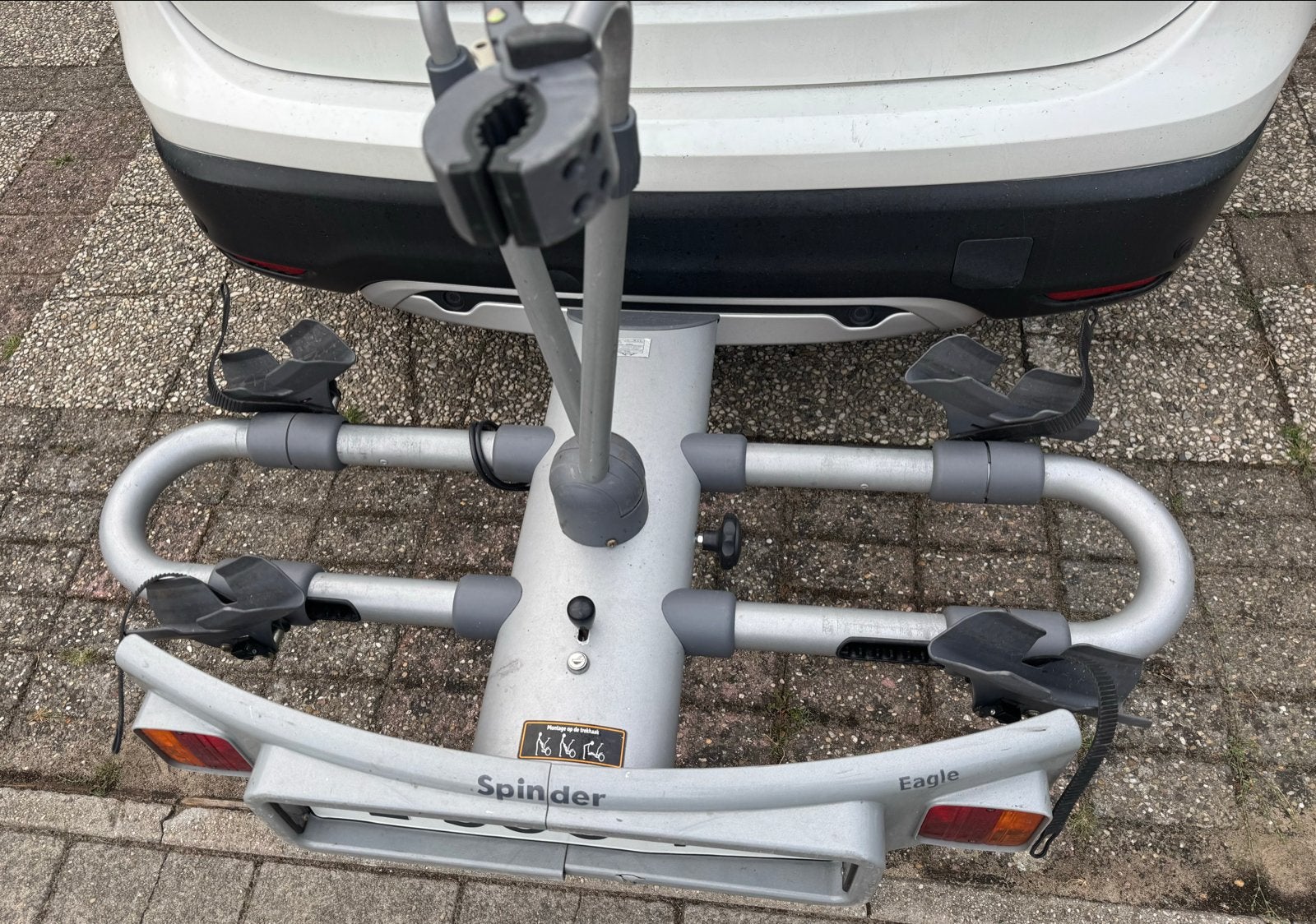 Spinder Eagle trekhaak fietsendrager voor 2 fietsen, Ophalen, 2 fietsen, Gebruikt, Trekhaakdrager