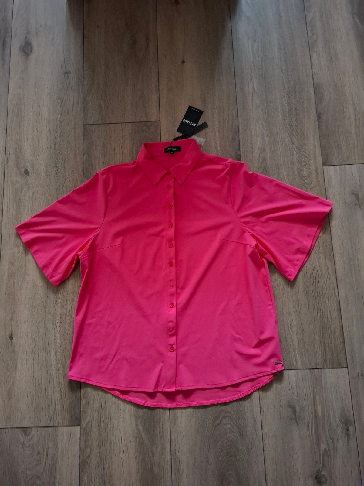 Mi Piace Blouse Travelstof Fuchsia XXL, Mi Piace, Maat 46/48 (XL) of groter, Nieuw, Ophalen of Verzenden