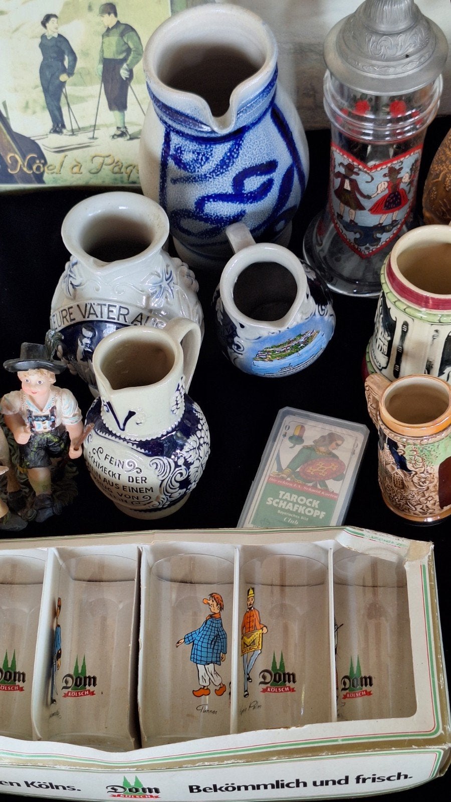 Duitse Tiroler kannen pul bord vaas spel deco, Antiek en Kunst, Ophalen