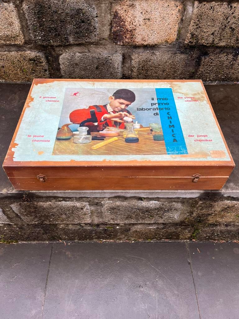 Vintage chemieset "Il mio primo laboratorio di chimica", Ophalen