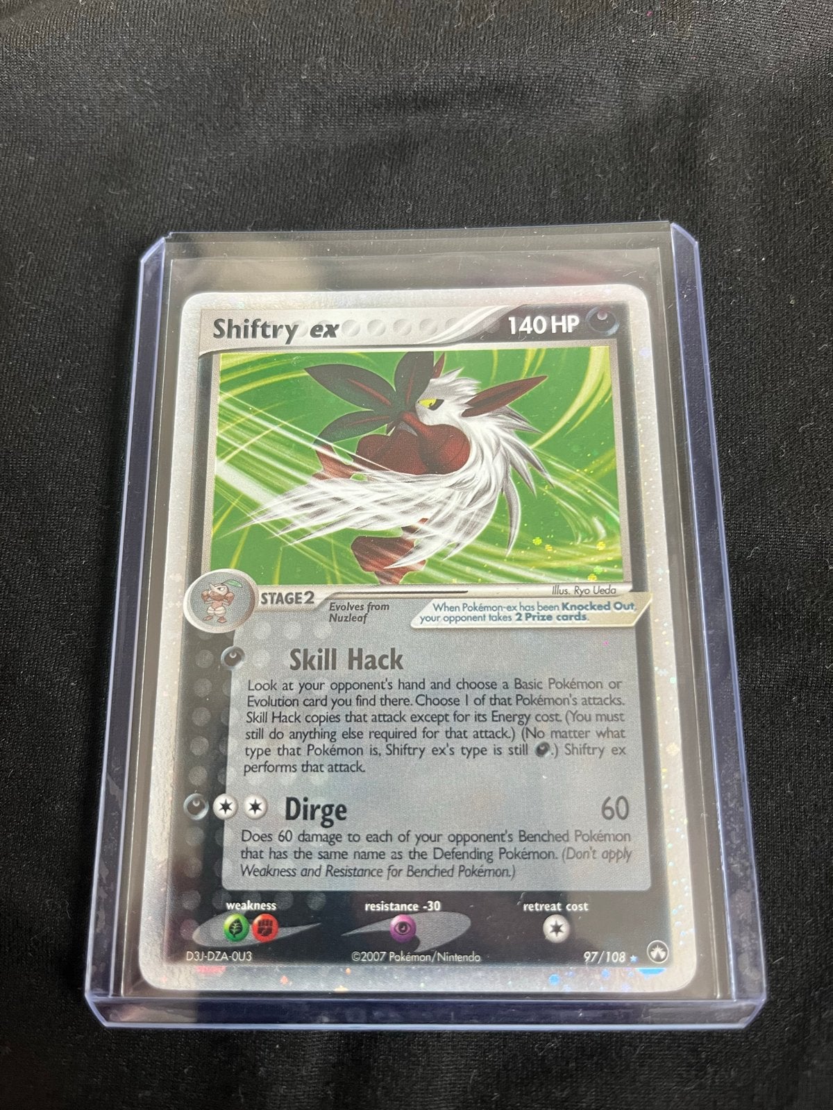 Shiftry ex Pokémon kaart 97/108, Hobby en Vrije tijd, Verzamelkaartspellen | Pokémon, Ophalen of Verzenden, Gebruikt, Losse kaart