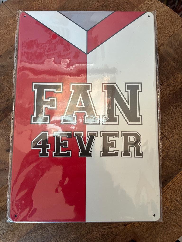 Feyenoord aluminium bordje, Ophalen of Verzenden, Zo goed als nieuw, Feyenoord, Overige typen