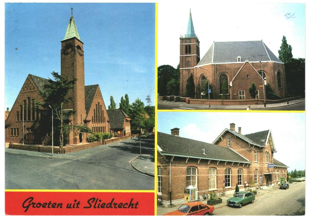 991489 Sliedrecht 784 ZH _Gelopen met mooie zegel