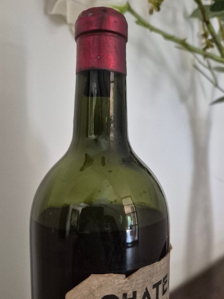 Chateau Lyonnat wijn 1926, Verzamelen, Gebruikt, Frankrijk, Ophalen of Verzenden, Rode wijn