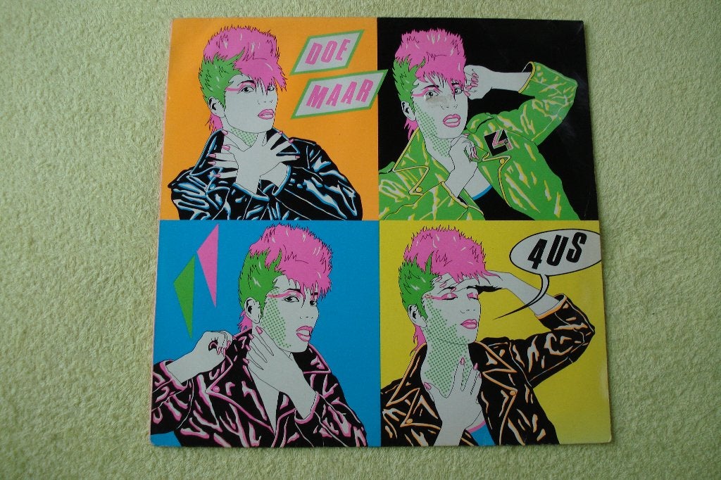 LP.  Doe Maar ,  4 Us    (  virus )      ., Cd's en Dvd's, Vinyl | Pop, LP, Pop, Ophalen of Verzenden, Zo goed als nieuw