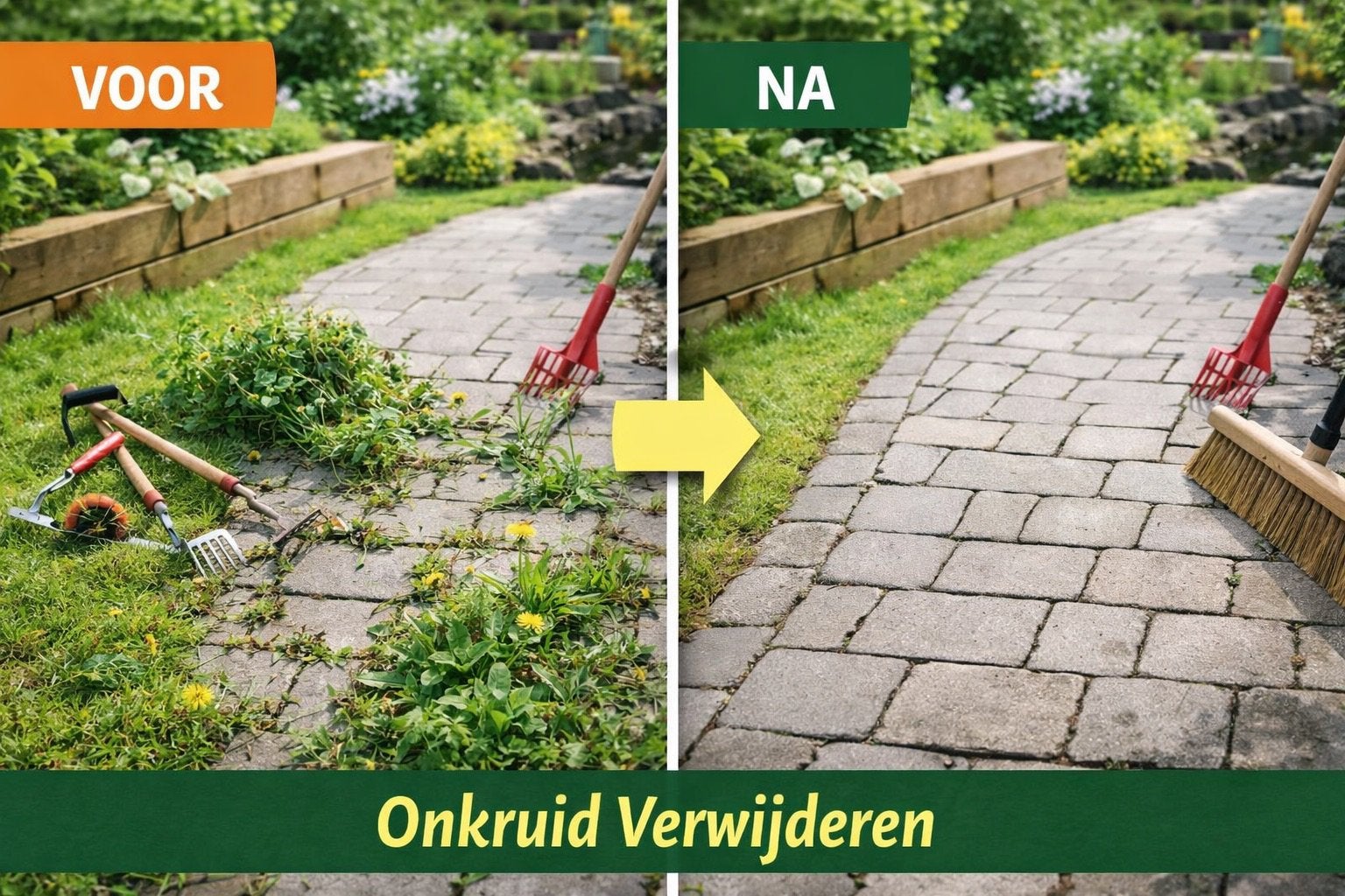 Hovenier Tuinman Aangeboden Tuin Onkruid Vrij, Ophalen