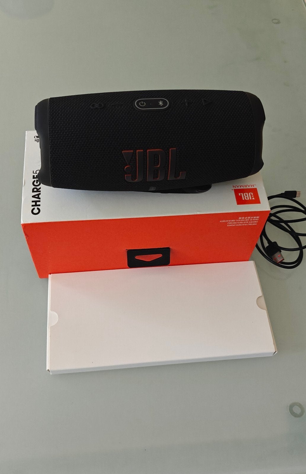 JBL Charge 5 Bluetooth Speaker - Zwart - Zo goed als nieuw!, Audio, Tv en Foto, Ophalen, JBL, Overige typen, Zo goed als nieuw