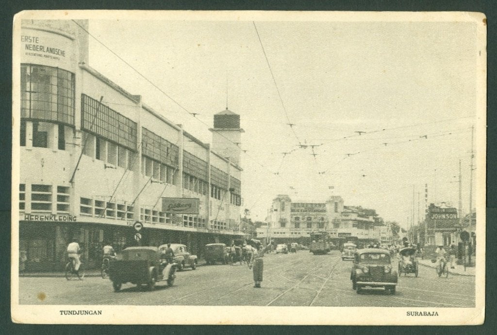 AK Nederlands Indie Soerabaja Tundjungan, Ophalen of Verzenden, 1940 tot 1960, Ongelopen, Gelderland
