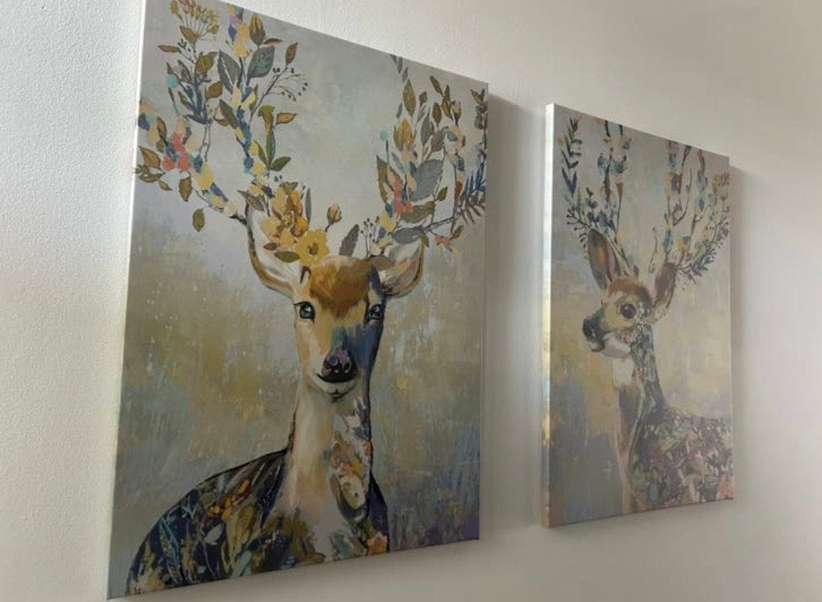 Schilderijen Pjätteryd IKEA, Ophalen, Schilderij, Meerkleurig, Textiel