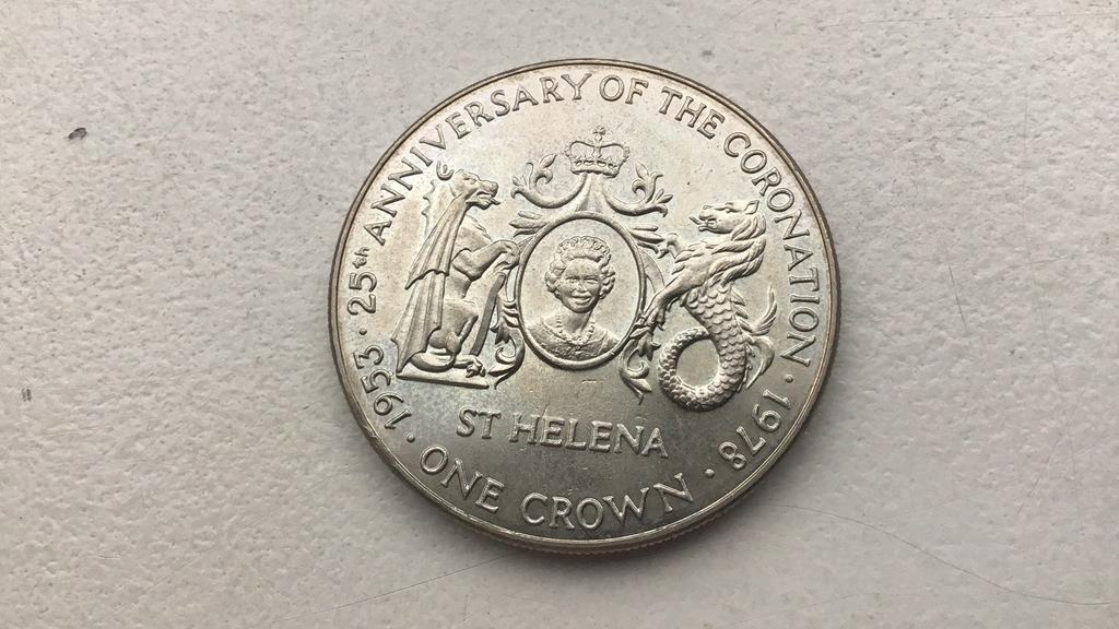 St. Helena 1 crown 1978., Postzegels en Munten, Munten | Afrika, Ophalen of Verzenden