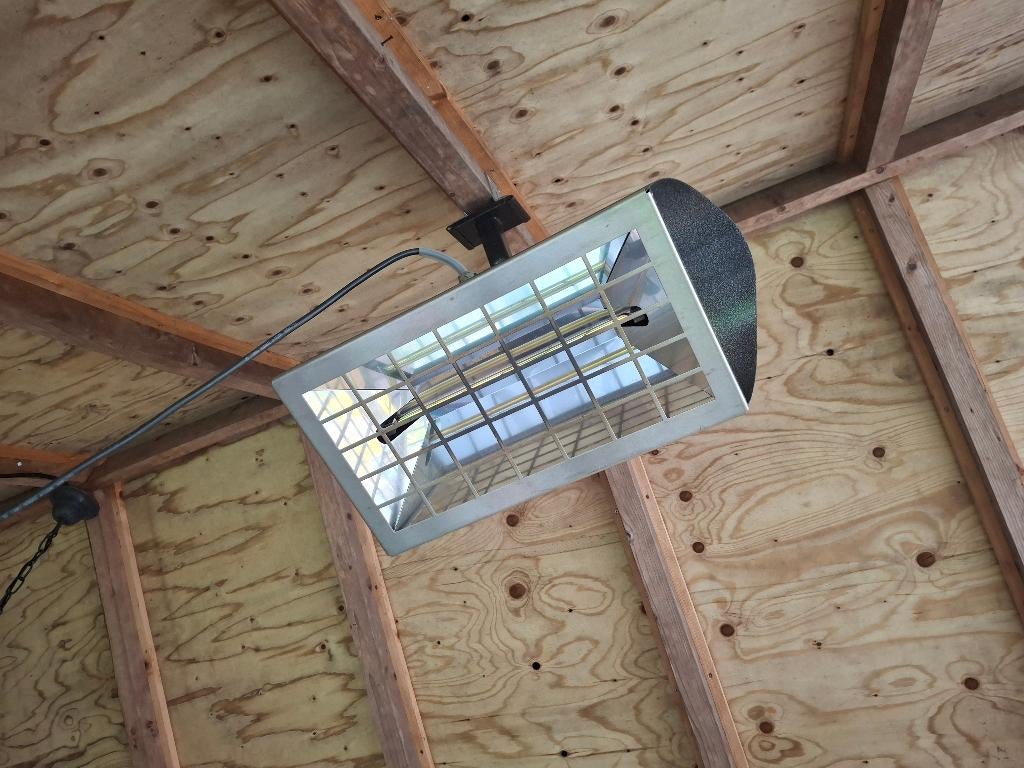 Infrarood Terrasverwarmer - 1500 Watt, Draaibaar, Gebruikt, Wand, Ophalen