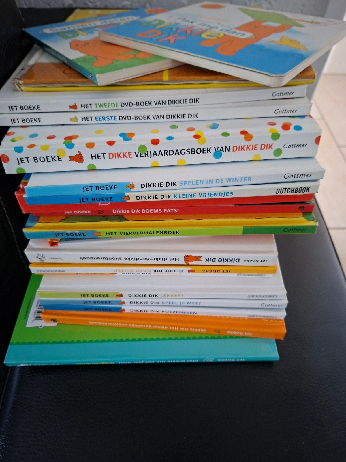 Grote collectie Dikkie Dik boeken en DVD-boeken, Ophalen of Verzenden, Gelezen, Jet Boeke, Fictie algemeen