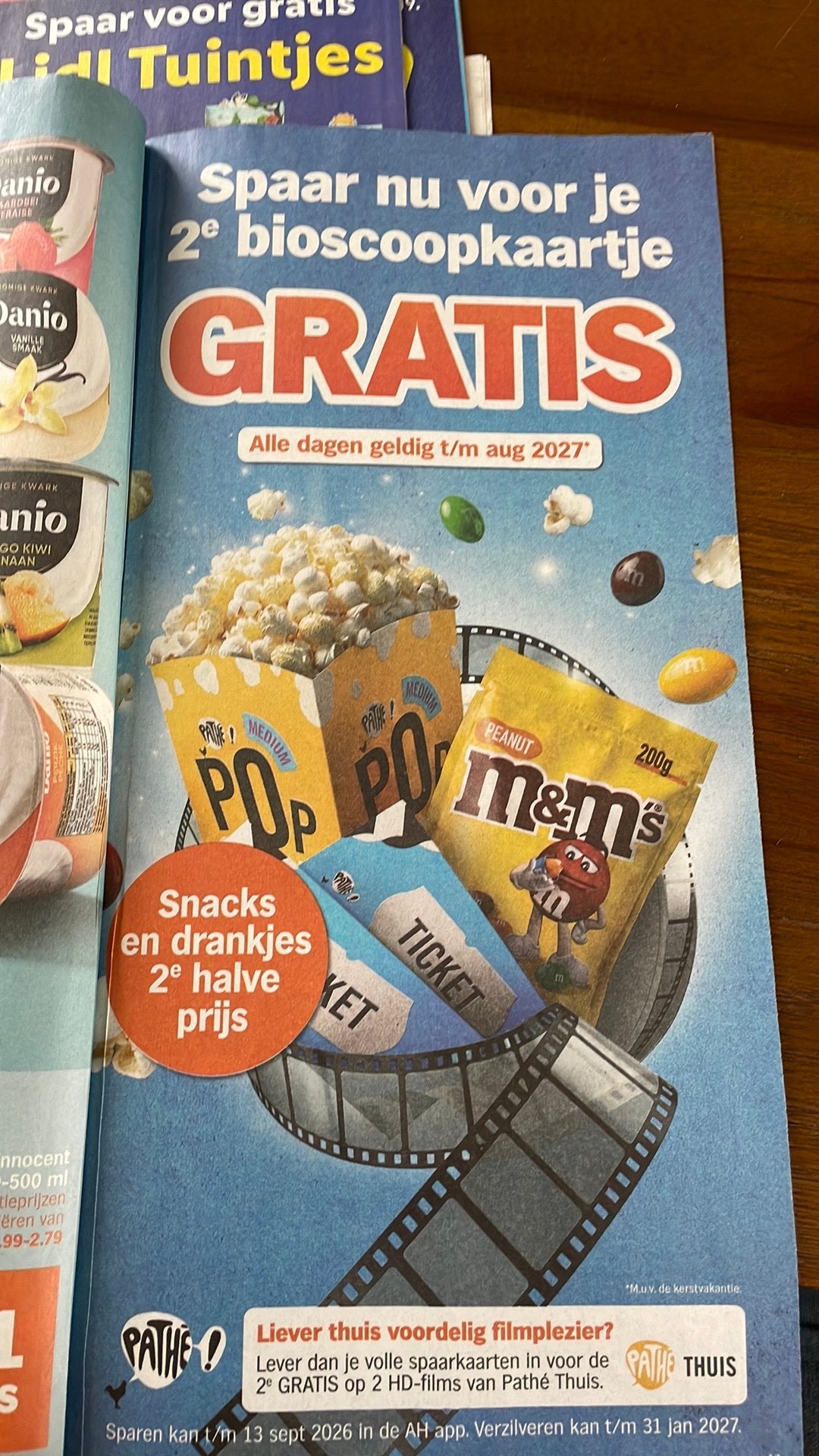 Gevraagd: gratis zegels voor bioscoopkaartje AH actie, Verzamelen, Supermarktacties, Albert Heijn, Ophalen of Verzenden