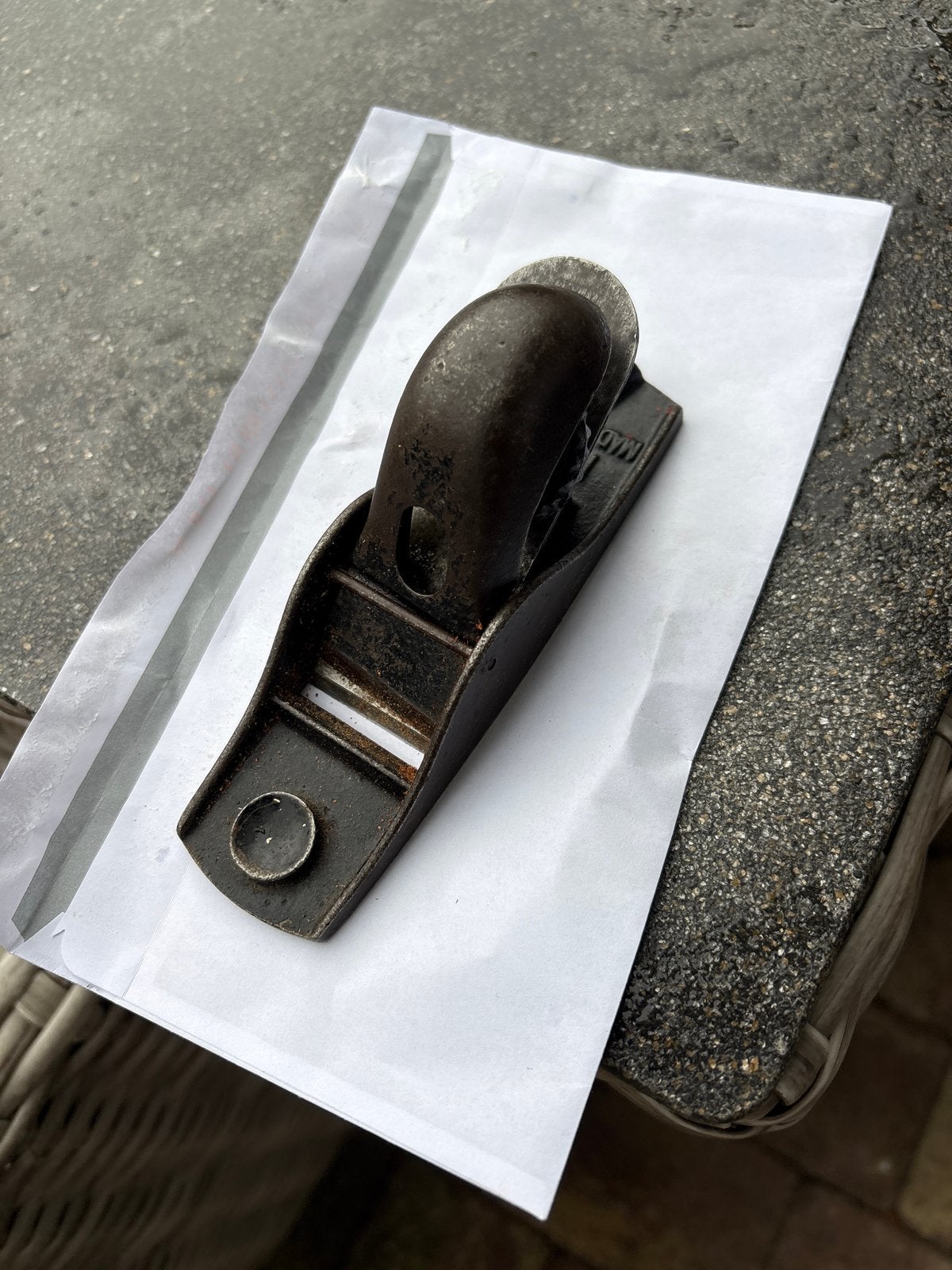 Vintage Stanley No. 102 Block Schaaf - Gietijzer, Ophalen of Verzenden