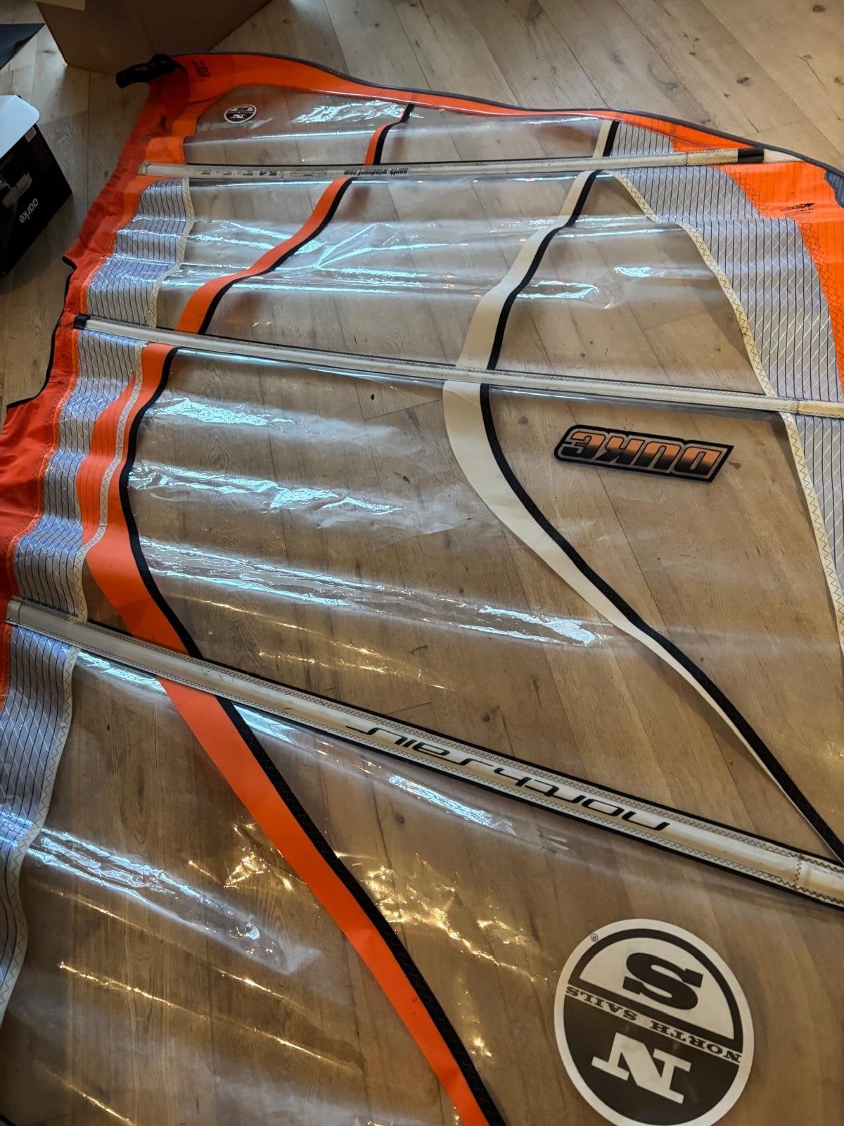 North Sails Duke 5.4m² windsurfzeil, Watersport en Boten, Ophalen, Gebruikt, 5 tot 6.5 m², North Sails