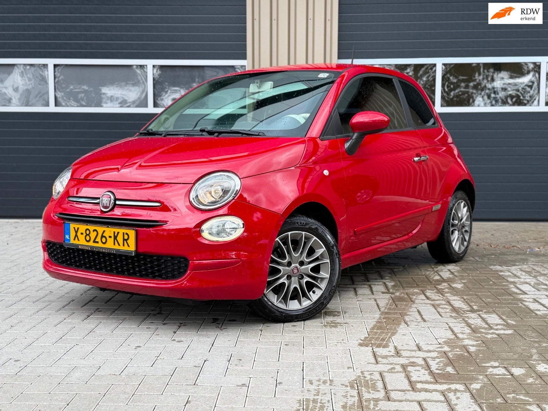 Fiat 500 1.2 | automaat | airco | parkeersensoren | distribu, Gebruikt, 4 cilinders, Bedrijf, 69 pk