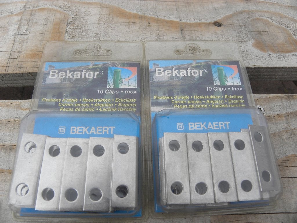 Bekafor hoekclips RVS voor draadpanelen, Ophalen of Verzenden, Nieuw, Minder dan 10 meter, Overige typen