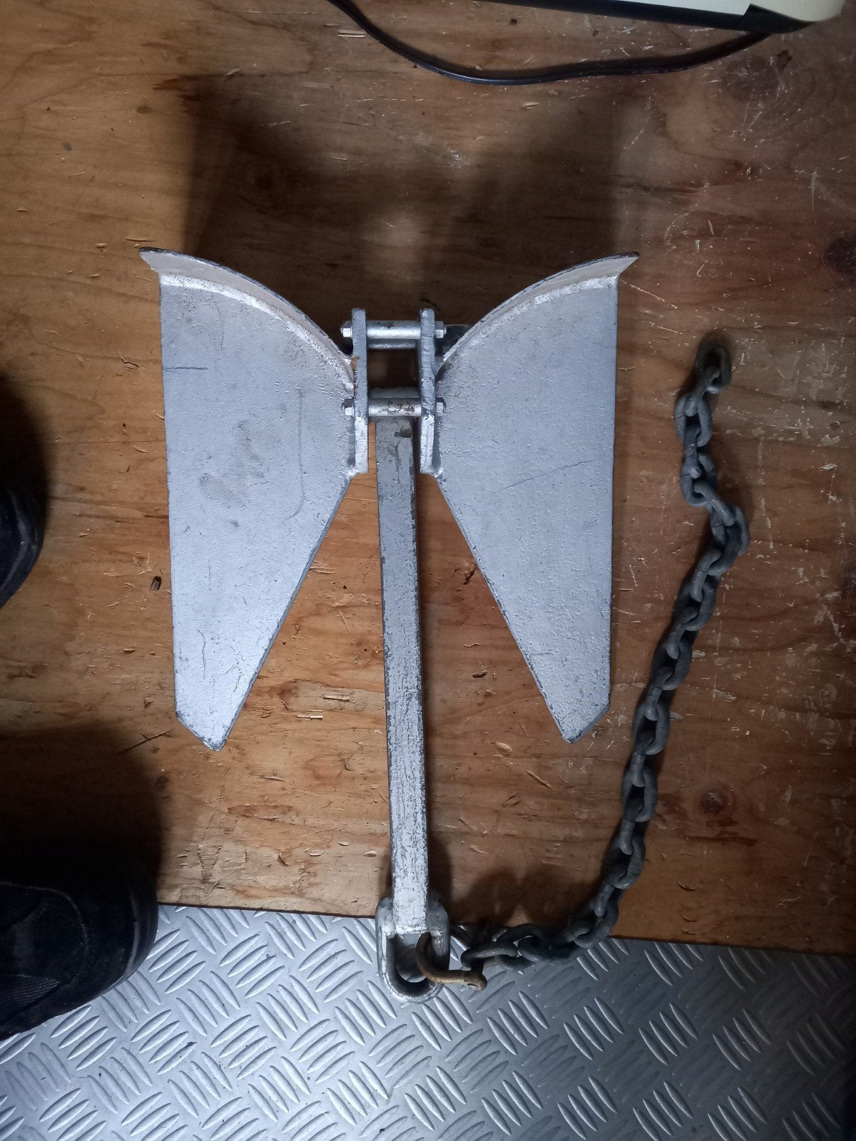 stuur en Anker te koop, Ophalen of Verzenden, Ankeren en Afmeren, Zeilboot of Motorboot