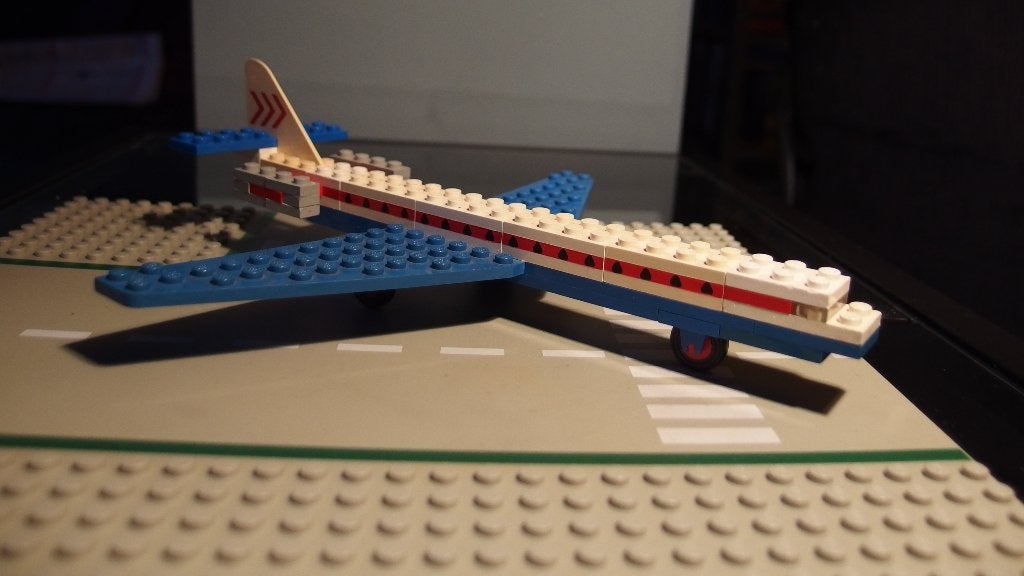 LEGO 687 Caravelle Plane/Vliegtuig Martinair, Gebruikt, Overige thema's, Lego, Ophalen of Verzenden